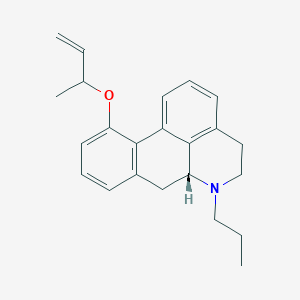 molecular formula C23H27NO B10790723 11-(1-Methylallyloxy)-N-methylaporphine 