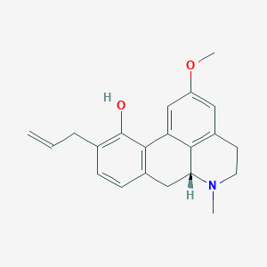 2-Methoxy-10-allyl-11-hydroxy-N-methylaporphine