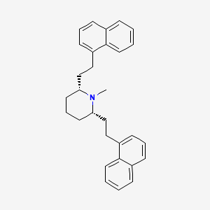 (2R,6S)-1-Methyl-2,6-bis-(2-naphthalen-1-yl-ethyl)-piperidine