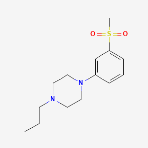 1-[3-(Methylsulfonyl)phenyl]-4-propylpiperazine