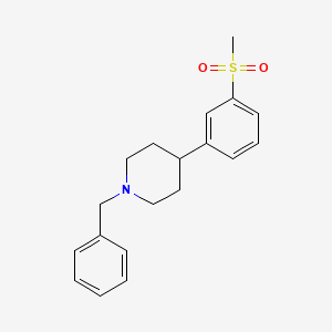 1-Benzyl-4-[3-(methylsulfonyl)phenyl]piperidine