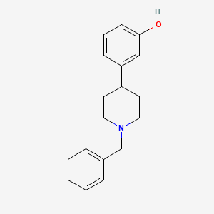 molecular formula C18H21NO B10790876 1-Benzyl-4-(3-hydroxyphenyl)piperidine 