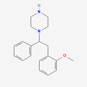 1-(2-(2-Methoxyphenyl)-1-phenylethyl)piperazine