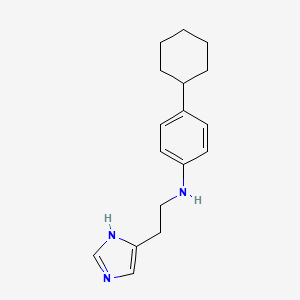 4-(2-(4-Cyclohexylphenylamino)ethyl)-1H-imidazole