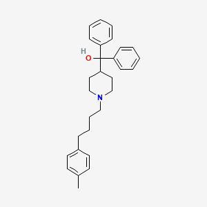 1-[4-(4-Methylphenyl)butyl]-alpha,alpha-diphenyl-4-piperdine-methanol