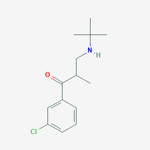 3-(Tert-butylamino)-1-(3-chlorophenyl)-2-methylpropan-1-one