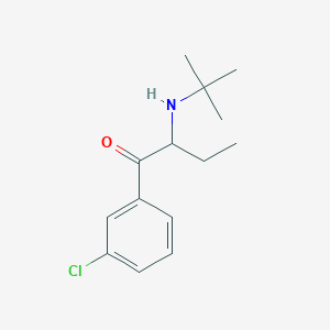 molecular formula C14H20ClNO B10791166 2-(Tert-butylamino)-1-(3-chlorophenyl)butan-1-one 