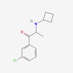 1-(3-Chlorophenyl)-2-(cyclobutylamino)propan-1-one