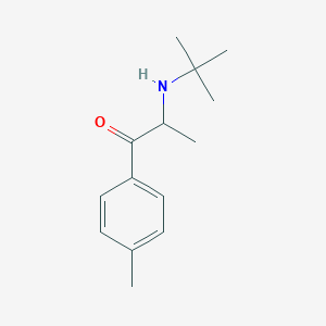 molecular formula C14H21NO B10791183 2-(Tert-butylamino)-1-p-tolylpropan-1-one 