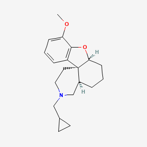 (4aR,7aS,12bS)-3-(cyclopropylmethyl)-9-methoxy-1,2,4,4a,5,6,7,7a-octahydro-[1]benzofuro[3,2-e]isoquinoline