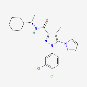 (S)-N-[1-(1-Cyclohexyl)ethyl]1-(3,4-dichlorophenyl)-4-methyl-5-(1H-pyrrol-1-yl)-1H-pyrazole-3-carboxamide