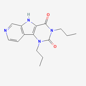 2,4-Bis-n-propyl-4,9-dihydro-2,4,5,9-tetraaza-fluorene-1,3-dione