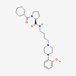 (S)-1-(cyclohexanecarbonyl)-N-(4-(4-(2-methoxyphenyl)piperazin-1-yl)butyl)pyrrolidine-2-carboxamide