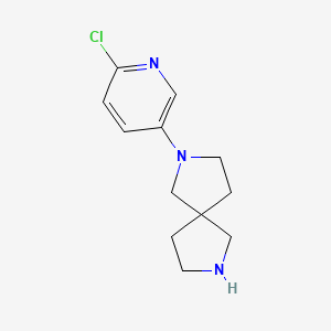 2-(6-Chloropyridin-3-yl)-2,7-diazaspiro[4.4]nonane