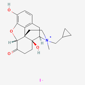 molecular formula C21H26INO4 B10791561 Naltrexone methiodide 