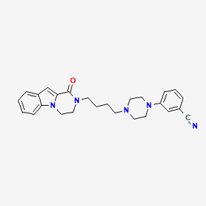 N-[4-[4-(3-Cyanophenyl)piperazin-1-yl]butyl]3,4-dihydropyrazino[1,2-a]indol-1(2H)-one