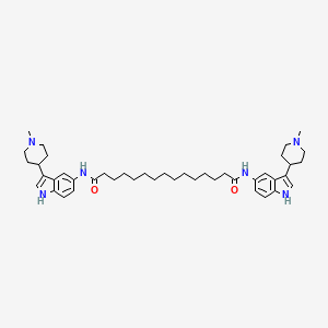 N1,N15-bis(3-(1-methylpiperidin-4-yl)-1H-indol-5-yl)pentadecanediamide