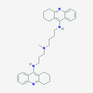 N'-methyl-N-(1,2,3,4-tetrahydroacridin-9-yl)-N'-[3-(1,2,3,4-tetrahydroacridin-9-ylamino)propyl]butane-1,4-diamine