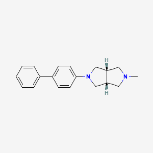 cis-2-Biphenyl-4-yl-5-methyl-octahydro-pyrrolo[3,4-c]pyrrole Dihydrochloride