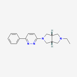 (3aR,6aS)-2-ethyl-5-(6-phenylpyridazin-3-yl)-1,3,3a,4,6,6a-hexahydropyrrolo[3,4-c]pyrrole