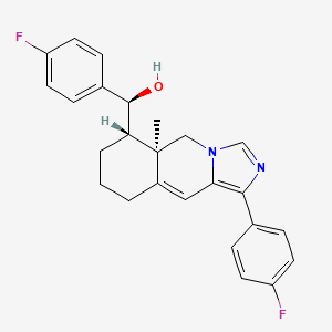 (4-fluorophenyl)-((5aR,6S)-1-(4-fluorophenyl)-5a-methyl-5,5a,6,7,8,9-hexahydroimidazo[1,5-b]isoquinolin-6-yl)methanol