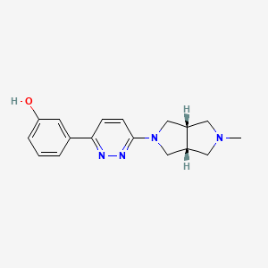 cis-3-[6-(5-Methyl-hexahydro-pyrrolo[3,4-c]pyrrol-2-yl)-pyridazin-3-yl]-phenol dihydrochloride