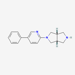 cis-2-(5-Phenyl-pyridin-2-yl)-octahydro-pyrrolo[3,4-c]pyrrole Bis-trifluoroacetate