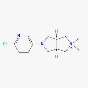 cis-5-(6-Chloropyridin-3-yl)-2,2-dimethyloctahydropyrrolo[3,4-c]-pyrrol-2-ium Iodide