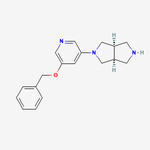 cis-2-(5-(Benzyloxy)pyridin-3-yl)octahydropyrrolo[3,4-c]pyrrole