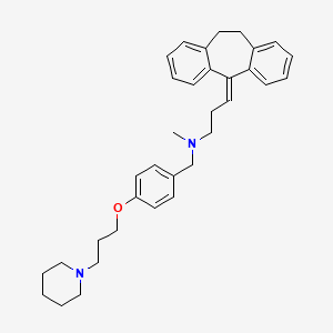 [3-(10,11-Dihydro-dibenzo[a,d]cyclohepten-5-ylidene)-propyl]-methyl-[4-(3-piperidin-1-yl-propoxy)-benzyl]-amine