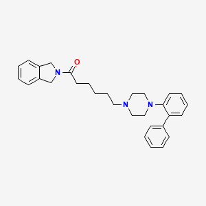 2-[6-[4-(2-Diphenyl)-1-piperazinyl]-1-oxohexyl]isoindoline