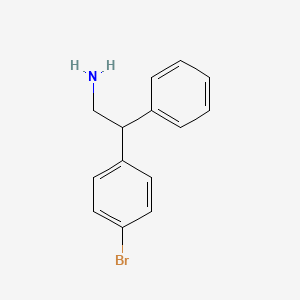 molecular formula C14H14BrN B10792235 2-(4-Bromophenyl)-2-phenylethanamine 