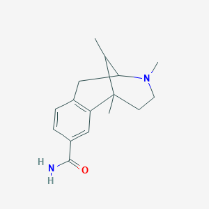 1,10,13-Trimethyl-10-azatricyclo[7.3.1.02,7]trideca-2(7),3,5-triene-4-carboxamide