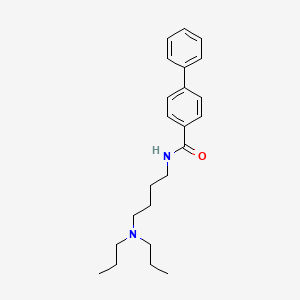 N-(4-Dipropylaminobutyl)-4-biphenylcarboxamide