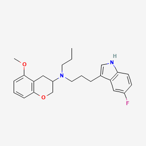 N-[3-(5-Fluoro-1H-indol-3-yl)propyl]-5-methoxy-N-propylchroman-3-amine