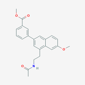 3-[4-(2-Acetylaminoethyl)-6-methoxynaphth-2-yl]benzoic acid methyl ester