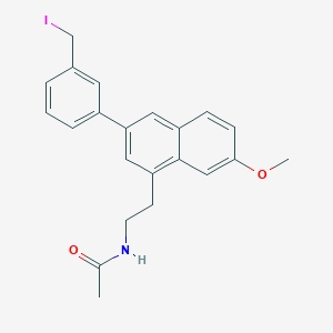 N-[2-(3-(3-Iodomethylphenyl)-7-methoxynaphth-1-yl)ethyl]acetamide