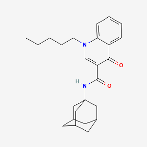 N3-(1-adamantyl)-4-oxo-1-pentyl-1,4-dihydroquinoline-3-carboxamide