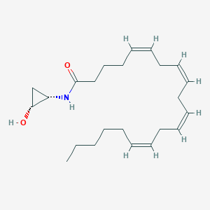 molecular formula C23H37NO2 B10792819 (1R,2S)-N-Arachidonoylcyclopropanolamide 