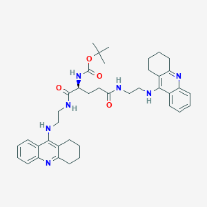 (S)-tert-butyl 1,5-dioxo-1,5-bis(2-(1,2,3,4-tetrahydroacridin-9-ylamino)ethylamino)pentan-2-ylcarbamate