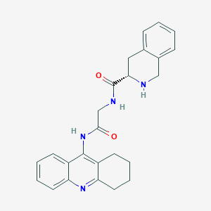 (S)-N-(2-oxo-2-(1,2,3,4-tetrahydroacridin-9-ylamino)ethyl)-1,2,3,4-tetrahydroisoquinoline-3-carboxamide