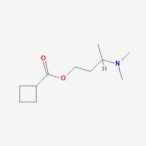 molecular formula C11H21NO2 B10792952 3-((Cyclobutanecarbonyloxy)-1-methylpropyl)dimethylammonium Oxalate 