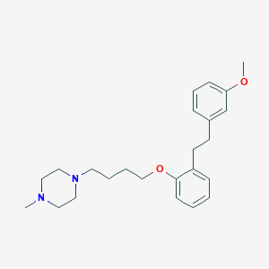 4-{2-[2-(3-Methoxyphenyl)ethyl]phenoxy}butyl-4-(N-methyl)piperazine