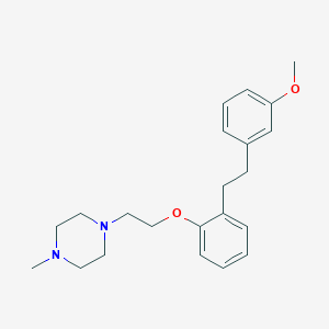 2-{2-[2-(3-Methoxyphenyl)ethyl]phenoxy}ethyl-4-(N-methyl)piperazine