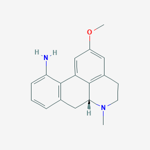 molecular formula C18H20N2O B10792990 (R)-11-Amino-2-methoxyaporphine 