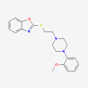 2-[[2-[4-(2-Methoxyphenyl)-1-piperazinyl]ethyl]thio]benzoxazole