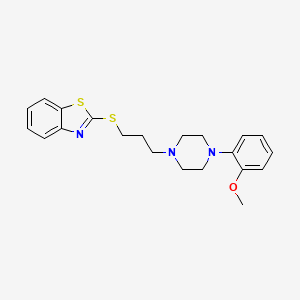 2-[[3-[4-(2-Methoxyphenyl)-1-piperazinyl]propyl]thio]benzothiazole