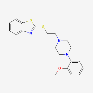 2-[[2-[4-(2-Methoxyphenyl)-1-piperazinyl]ethyl]thio]benzothiazole