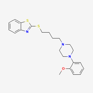 2-[[4-[4-(2-Methoxyphenyl)-1-piperazinyl]butyl]thio]benzothiazole