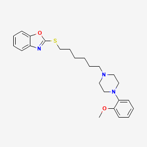 2-[[6-[4-(2-Methoxyphenyl)-1-piperazinyl]hexyl]thio]benzoxazole